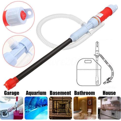 58cm Electric Automatic Fuel Fluid Water Pump Siphon Pump Battery Powered Gas Water Bathroom Pond Manual Pump
