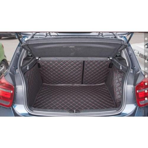 New & Best! Special trunk mats for BMW 120i 2015-2011 wear-resisting waterproof luggage carpets for BMW 120i 2014,Free shipping