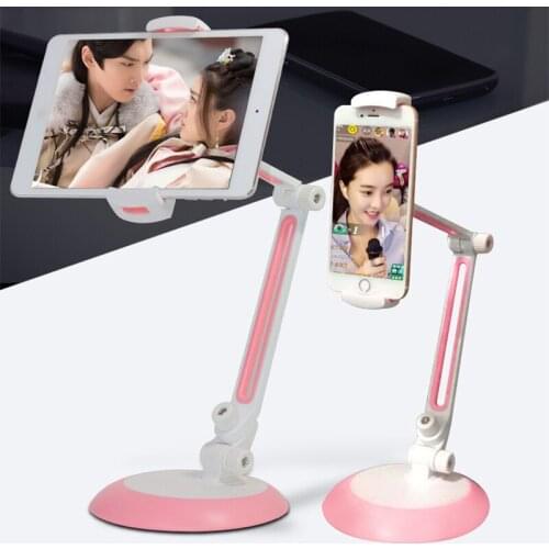 Tablet Stand, Cell Phone Stand,Folding 360 Degree Swivel i Pad i Phone Desk Mount Holder for Tablets Smartphones
