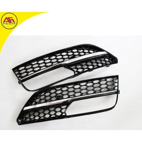 A3 Foglamp mask front bumper airway mask airway outlet grills fog light grille for Audi A3 hatchback 2013-2016