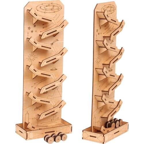 DIY Assembly Wooden Puzzle 3D Puzzle Laser Cut Educational Toys For Children Adult New Year Christmas Gift