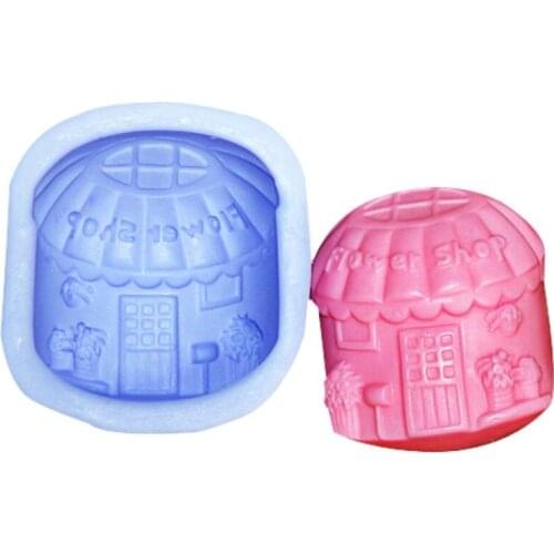 House Silicone Molds For Cake Pudding Jelly Dessert Chocolate Soap Mould Silicon Chocolate Mould Soap Molds