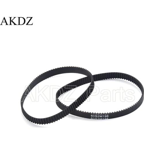 S2M Synchronous Timing belt Pitch length 198 width 6mm/9mm Teeth 99 Rubber closed S2M timing belt