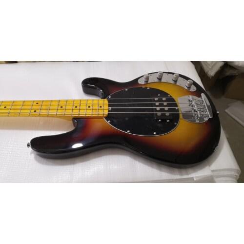 Sunburst 4strings Active pickups music electric bass guitar