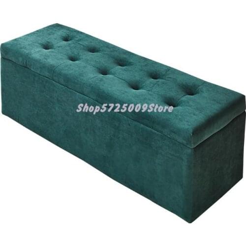Cloth Art Shoes Changing Stool Storage Stool At Home Door Nordic Rectangular Sofa Stool Multifunctional Fitting Room Stool