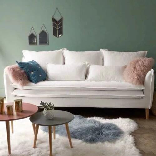 Karoisthree-seat Sofa Net Red Simple Modern Nordic Style Living Room Apartment Shop Renting