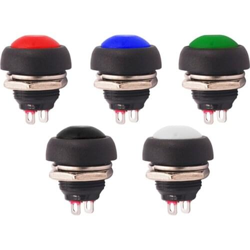 1PCS 12MM PBS-33B Waterproof Momentary ON OFF Push Button Swithch Mini Switch Self-Resetting No lock switch