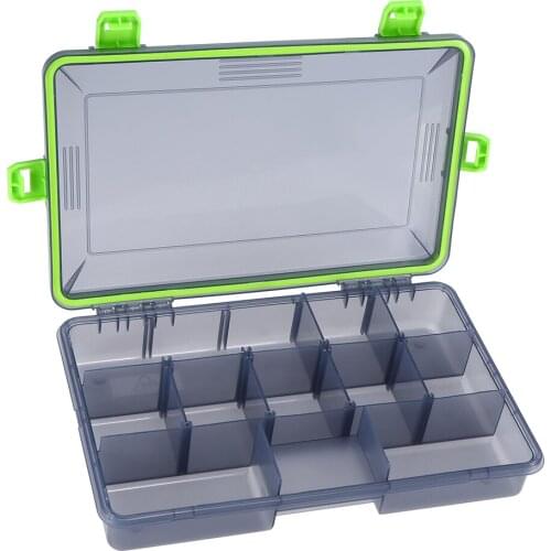 11 Compartments Waterproof Fishing Tackle Box Fishing Lure Spoon Hook Bait Storage Case Utility Box Carp Fishing Tackle Pesca