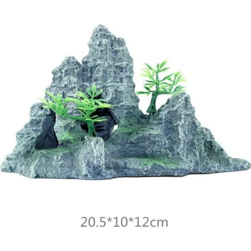 1PCS Aquarium Cave Aquarium Fish Tank Artificial Barrel Resin Ornament Cave Landscaping Decorations