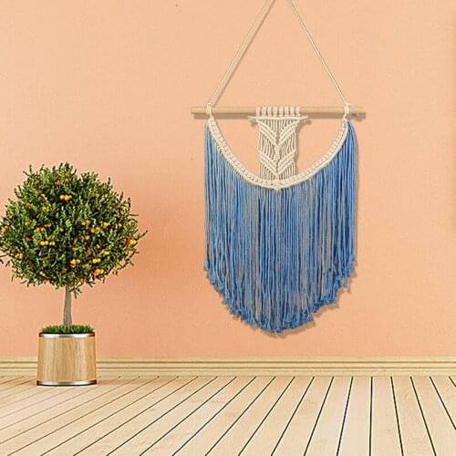 1pc x Macrame Woven Art Wall Hanging Tapestry Handmade Bohemian Home Office Wall Decor