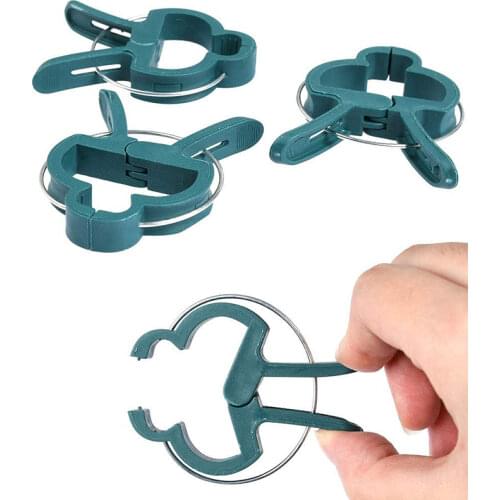 Tomato Stem Support Clips 10/20/30pcs Garden Plant Support Clips Grape Clamp Fastener Vines Grow Upright Climbing Tool