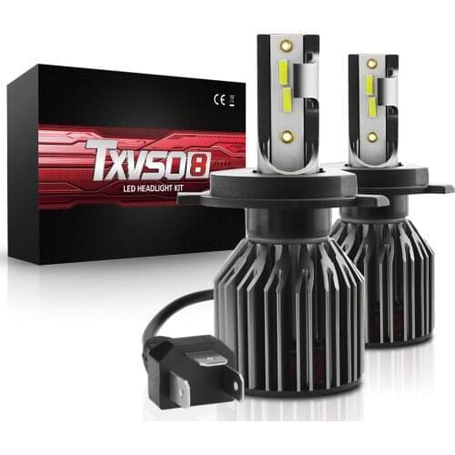 2 pcs 6000K H4 CSP Turbo Light Mini H7 Car Headlights Bulb LED 9006/HB4 9005/ HB3 H1 H8 H9 H11 Automotive LED Lamps 10000LM