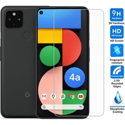 2PCS Glass For Google Pixel 4a 5G Tempered Glass 100% Original Premium 9H Screen Protector Film For GOOGLE PIXEL 4A 5G Pelicula