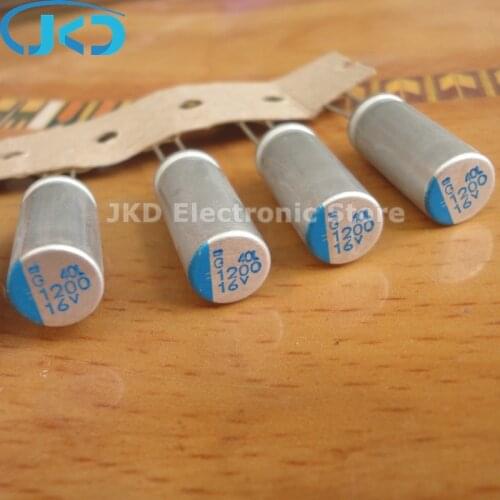 20pcs 1200UF 16V 8x20mm NCC PSG Series For Motherboard VGA Low ESR 16V1200uF Solid Polymer Capacitor Nippon Chemi Con Original