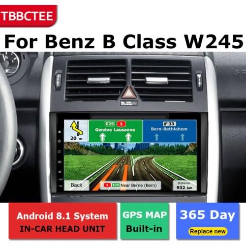 2Din For Mercedes Benz B Class W245 2005-2011 Car Android Radio Multimedia Player GPS Navigation IPS Screen HiFi WiFi BT