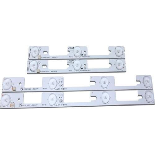 4PCS (2X4 LEDS* 3 V + 2X3 LEDs* 3 V ) New for Konka LED32F1100cf Light Bar 35018476 35018478