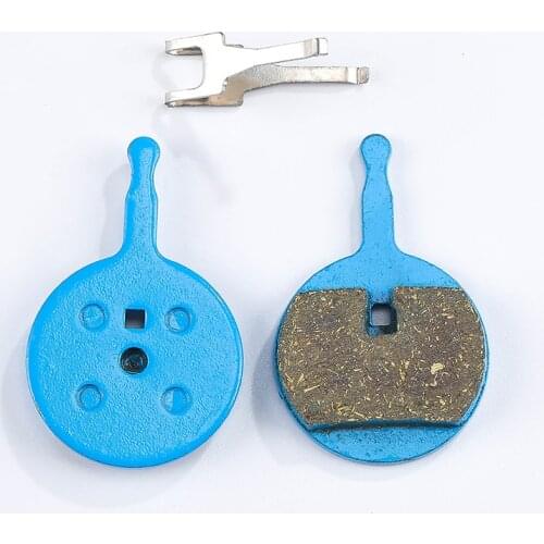 Avid BB5, Giant, Merida Bicycle, Promax Disc Brake, 4 Pairs, Blue Multi Copper Bicycle Brake Pad