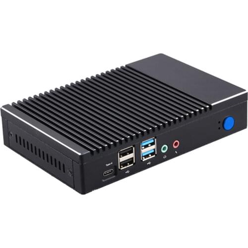 Fanless Mini PC,Desktop Computer,Windows 10 Pro/Linux,Quad Core AMD A6 1450,[HUNSN BH05L],[VGA/HDMI/LAN/4USB2.0/2USB3.0]
