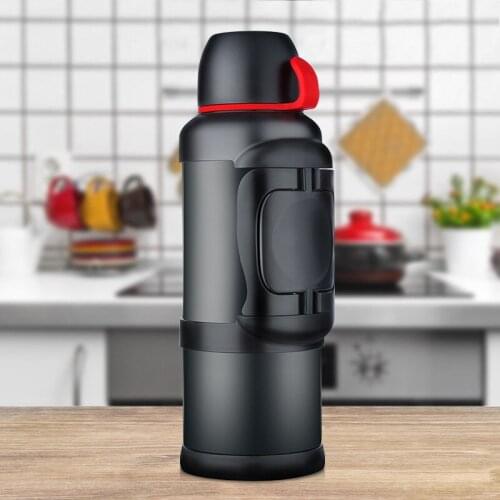 Large Stainless Steel Travel Thermos Bottle for Coffee Tea Water Double Wall Vacuum Insulated, 135Oz, 36 Hour Hot + 48 Hour Cold