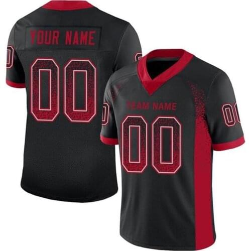 Customzied Football Jersey Sticth Your Name,Number Breathable Washable Stretch Jersey for Male/Female/Kids Birthday Gift Outdoor