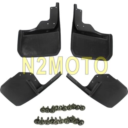 Front Rear Mud Flap Set Mud Flaps Mud Guard Fender Mud Guard for Jeep Wrangler JK JKU 2007-2018
