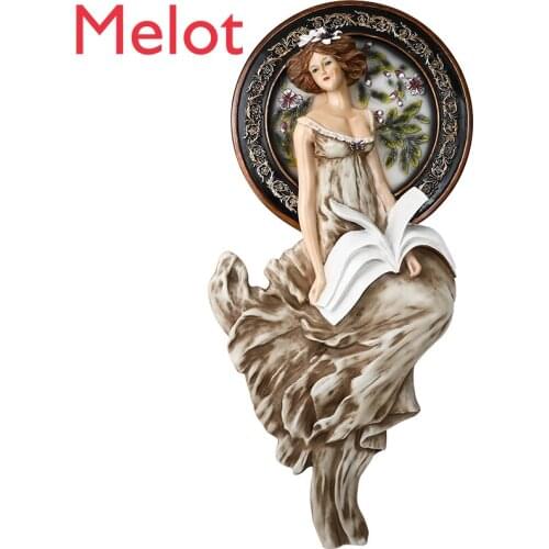 Creative Living Room Hanging Decoration Hallway Wall Hanging Decoration Pendant Three-Dimensional Relief Wall Girl