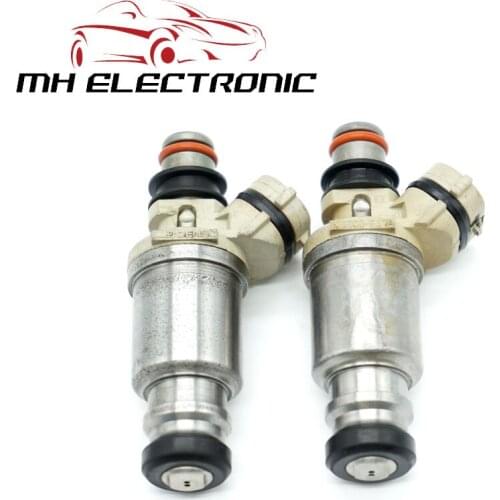 MH Electronic 2PCS Fuel Injector Nozzle OE 195500-5670 MD308861 For Mitsubishi Pajero V20 3.0 L Montero SL 3.0L 1995 1996