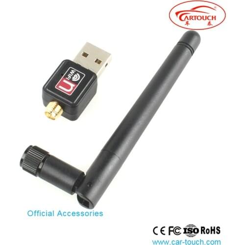 Mini Wireless Wifi Adapter for Car DVD 150Mbps 2dB Antenna USB Wifi Receiver Network Card 802.11b/n/g High Speed Wifi Adaptador