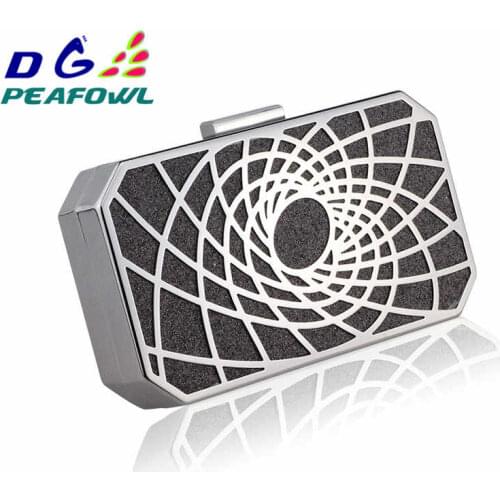 NEW Alloy Women Clutch Bag Sac Main Femme Elegant Evening Party Bags Box Clutches Purse Bolso Mujer Designer Female Banquet Bag