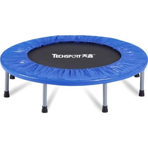 36 Inches Foldable Portable Safety Cover Professional Trampoline For Kids Thick Steel Pipe Reinforced Spring Adult Trampoline