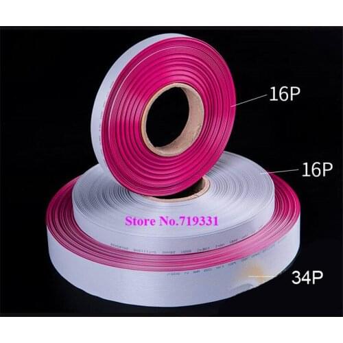 2.0mm IDC Connector Gray Flat Ribbon Data Cable Wire 6 8 10 12 14 16 30 40 50 60 64 Cores AWG 28 UL2651 300V