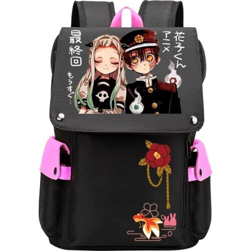 Toilet-bound Hanako-kun Minamoto Kou Yahiro Nene Outdoor Travel Rucksack Casual Schoolbag Student Backpacks