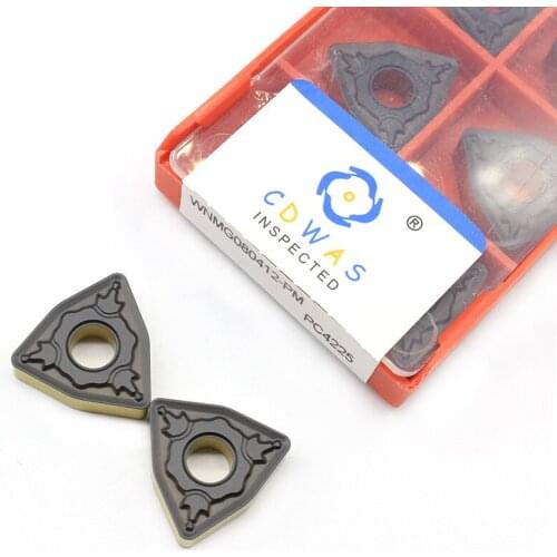 High quality WNMG080412 PM PC4225 carbide insert CNC Lathe cutter tool for steel WNMG080412 External Turning tool