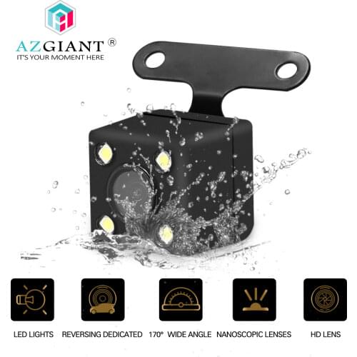 AZGIANT Rear View Camera 5 pin 2.5mm AV-IN Car DVR Camcorder Black Box Recorder Dash Cam Dual Recording Stereo Video 5-12V