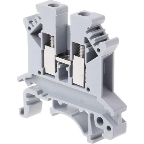10pcs/set UK-2.5B Terminal Block Screw Application PCB Din Rail Wiring Termianl Connector
