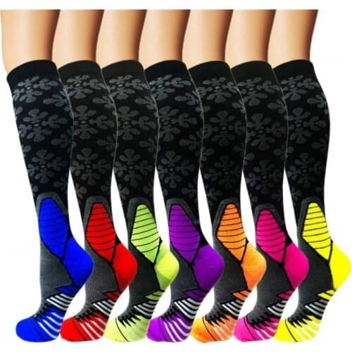 28 Styles Compression Socks Medical Varicose Veins Socks Pressure Stretch Outdoor Sports Running Atheletic Socks For Men& Women
