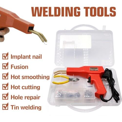 Car Bumper Crack Repair Machine Hot Stapler Plastic Welding Gun Bumper Fairing Automotive Body Plastic Welder Staple Repair Tool