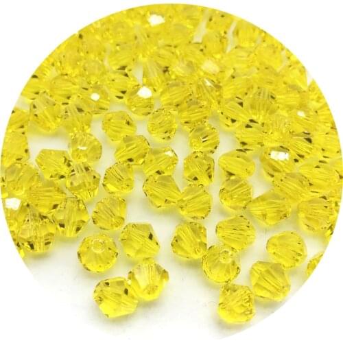 4/6/8mm Shiny Crystal beads Bicone Beads Glass Beads Loose Spacer Beads for Jewelry MakingDIY Bracelet Necklace #016