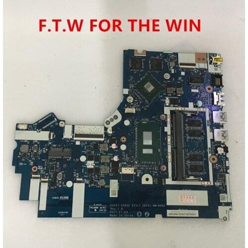 For Lenovo Ideapad 520-15IKB Laptop Motherboard With I7-8550U CPU DDR4 NM-B452 5B20Q15583 MB 100% Tested Fast Ship