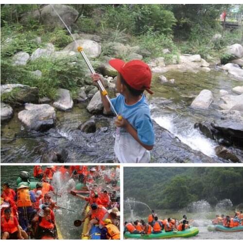 Toy water gun summer Single Tube Pull Type Stainless Steel High Pressure Children Toy Water Gun Summer Paternity Outdoor Game