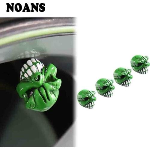 NOANS Personalized Car Styling Tire Wheel Air Stem Valve Caps Accessories For Renault megane 2 3 Kia rio ceed Mitsubishi lancer
