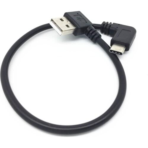 Short 25cm 90 Degree Angled USB Type C Cable Usb Type-c Cables for Nokia 8 Sirocco,Nokia 7,Nokia 7 Plus,Nokia 8