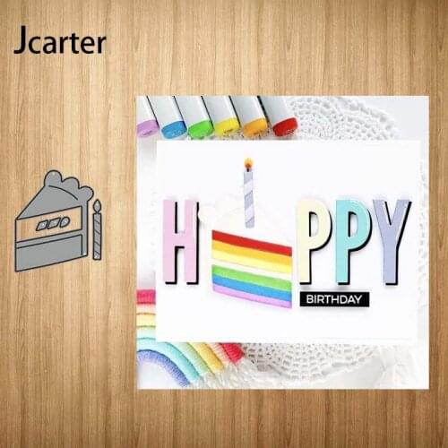 New Design Metal Cutting Dies Cake Candle Dessert Craft Stencil Diy Scrapbooking Handmade Card Make Shape Album Decoration Model