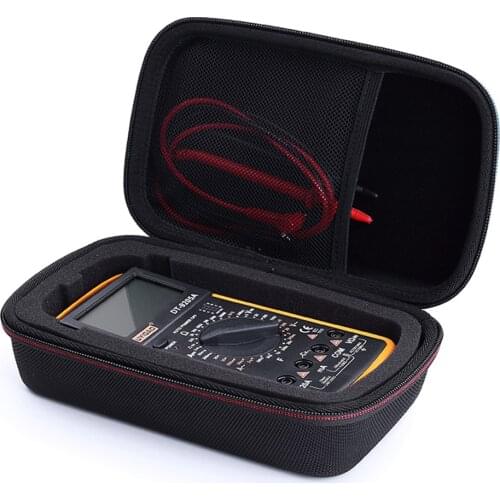 2019 Newest EVA Hard Pouch Box Bag Case Cover for Fluke F117C/ F17B+/ F115C Digital Multimeter Travel Protective Storage Bags