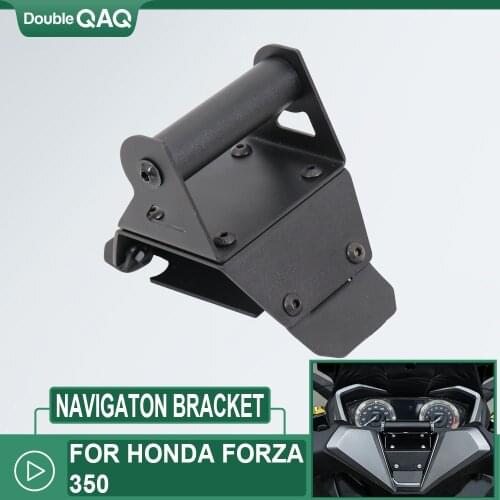 For Honda Forza 350 NEW Motorcycle Front Phone Stand Holder Smartphone Phone GPS Navigaton Plate Bracket