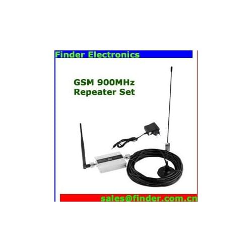 Complete set GSM900D Mobile Signal Repeater 900MHz Cell Phone Signal Booster/amplifier with indoor/outdoor Antenna and cable