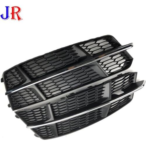 Fog grill for Audi A6 C7 2018 Front Bumper Lamp Fog Lamp Frame
