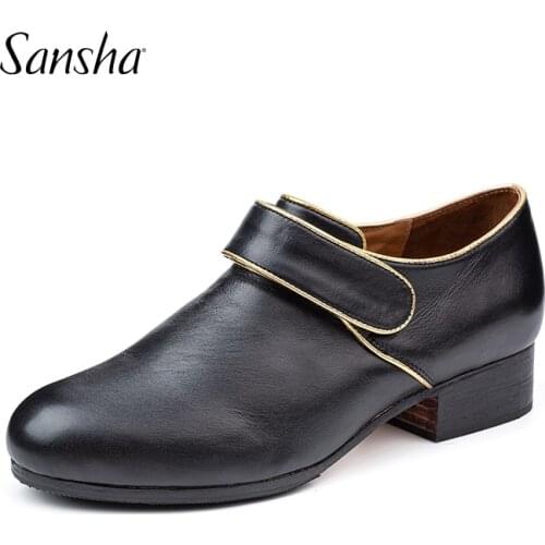 Sansha 2020 New Arrival Cow Leather Dance Shoes Men Professional Theater Performance Flamenco Shoes TH01L