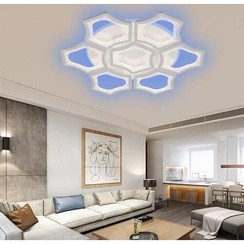 Modern led ceiling light bedroom chandelier living room lighting ceiling lamp dimming led chandelier ceiling chandelier ceiling