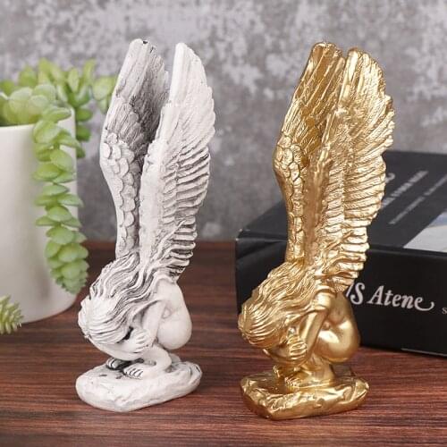 Redemption Angel Statue Ornaments Creative Sculpture Decoration Remembrance And Redemption Figurines Religious Garden Home Decor